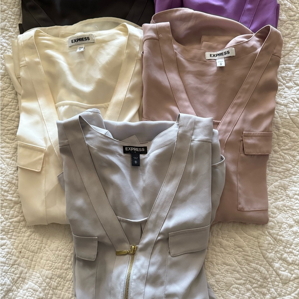 5 Express Women Blouses Size Medium